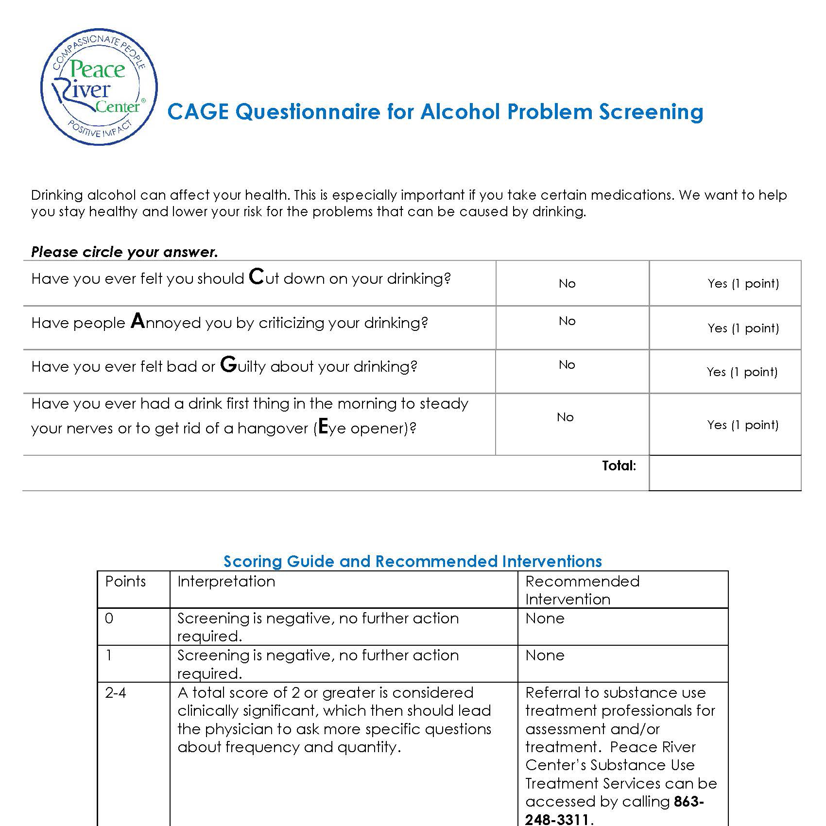 Primary Care Provider Resources Peace River Center